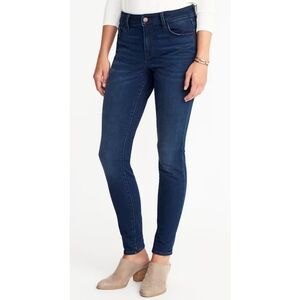 ROCKSTAR mid-rise Women's Navy Skinny Jeans Size 4 Stretchy